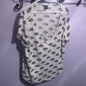 Torrid Black Lips Scoop Neck